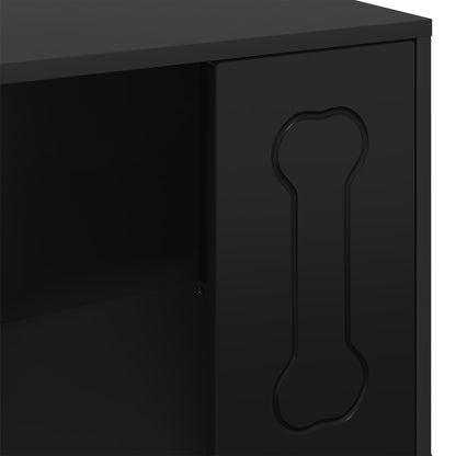 Hundehütte Schwarz 44 x 42 x 49 cm Holzwerkstoff