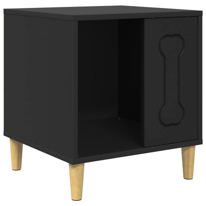 Hundehütte Schwarz 44 x 42 x 49 cm Holzwerkstoff