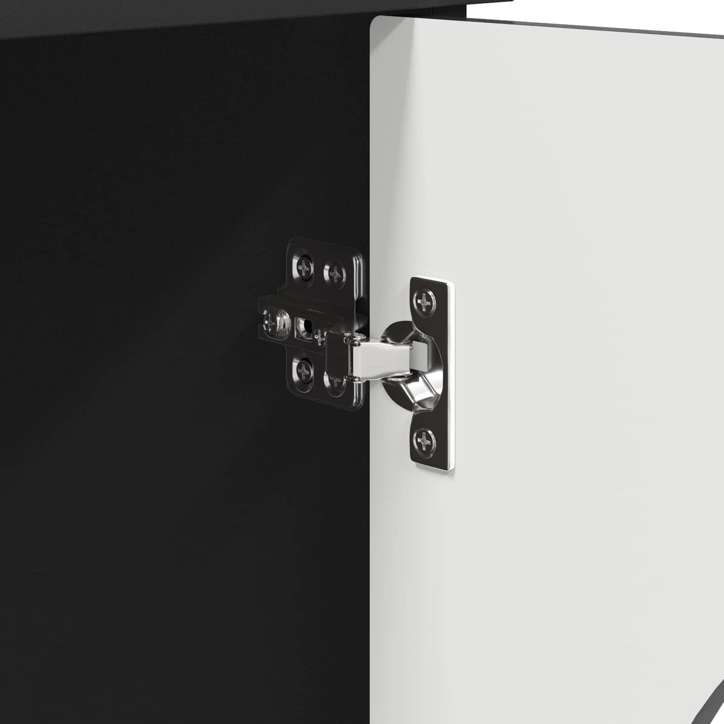 Katzenhaus Schwarz 53 x 52 x 62 cm Holzwerkstoff