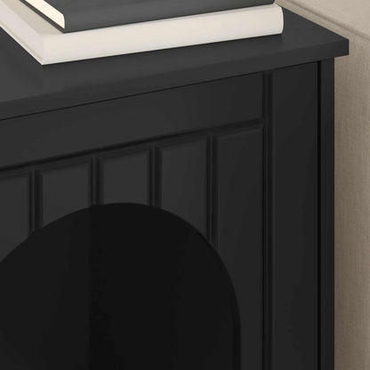 Katzenhaus Schwarz 53 x 52 x 62 cm Holzwerkstoff