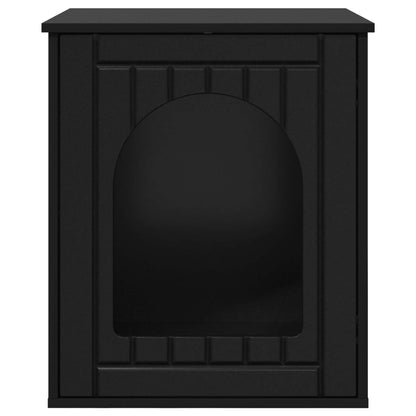 Katzenhaus Schwarz 53 x 52 x 62 cm Holzwerkstoff