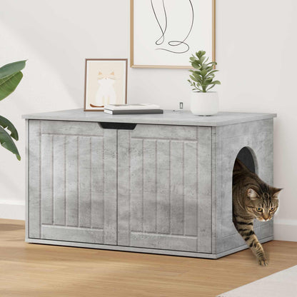 Katzenhaus Beton 85 x 55 x 50,5 cm Holzwerkstoff