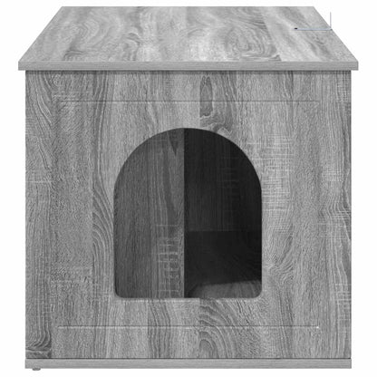 Katzenhaus Graues Sonoma 85 x 55 x 50,5 cm Holzwerkstoff
