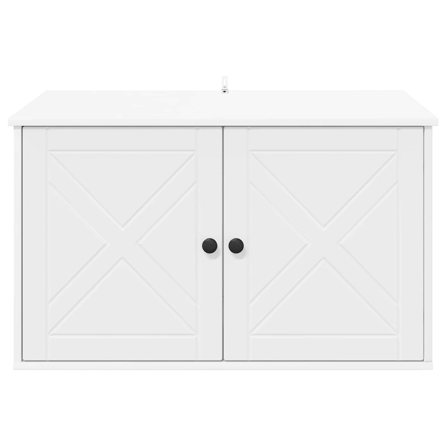 Katzenhaus Weiß 85 x 55 x 50,5 cm Holzwerkstoff