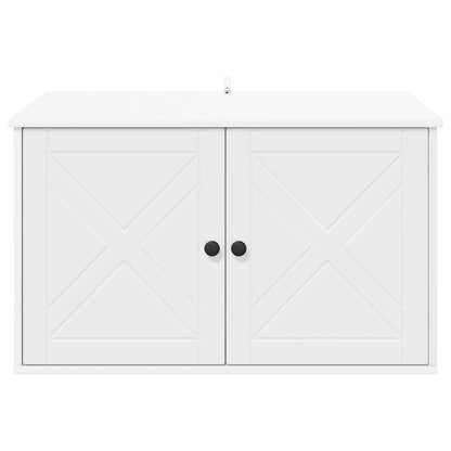 Katzenhaus Weiß 85 x 55 x 50,5 cm Holzwerkstoff