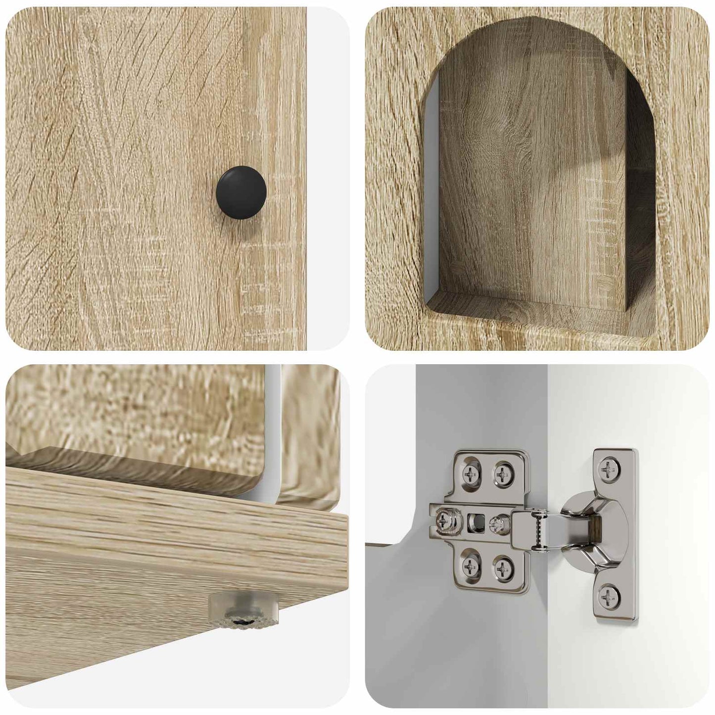 Katzenhaus Sonoma 85 x 55 x 50,5 cm Holzwerkstoff