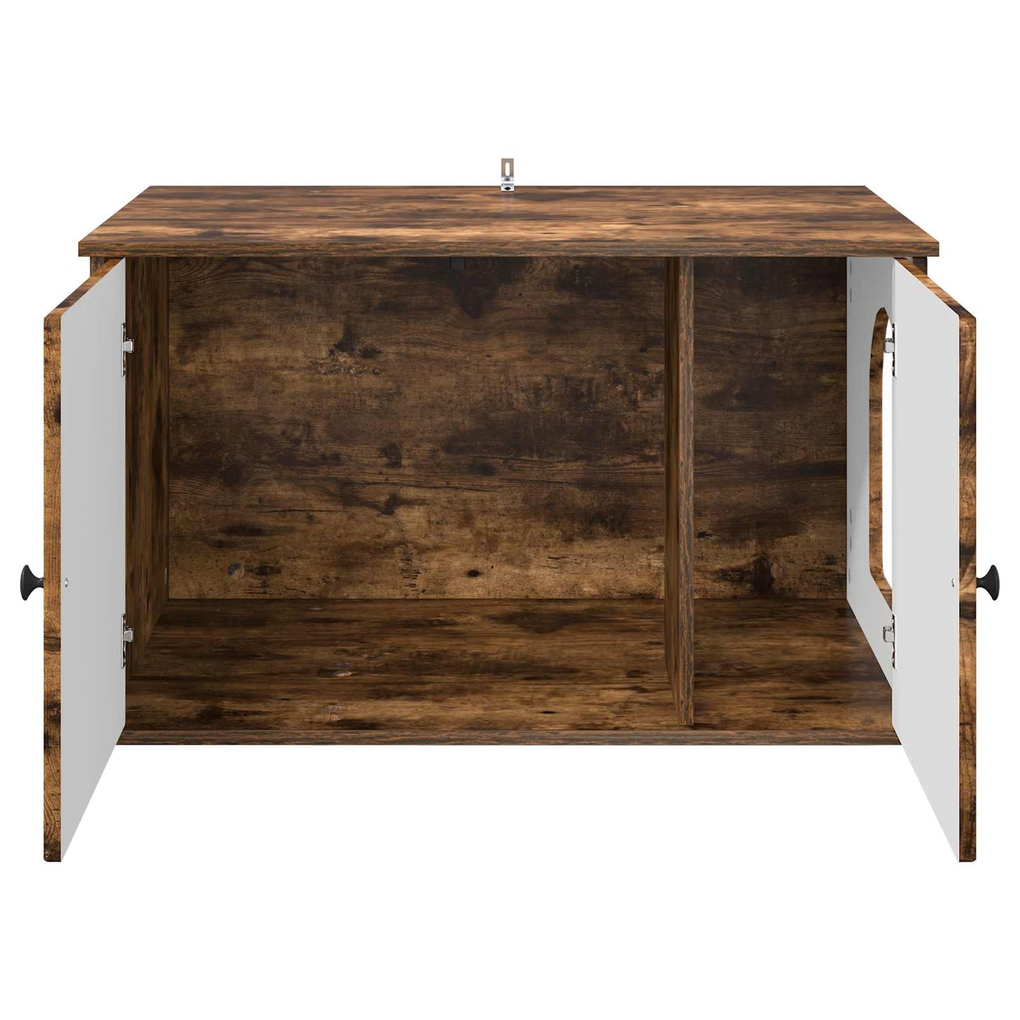 Katzenhaus Geräucherte Eiche 85 x 55 x 50 cm Holzwerkstoff