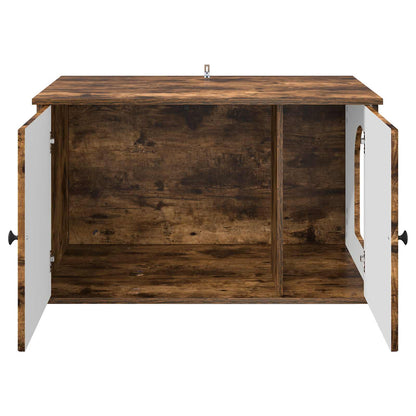 Katzenhaus Geräucherte Eiche 85 x 55 x 50 cm Holzwerkstoff