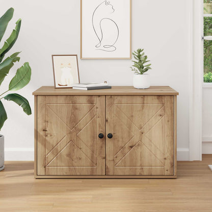 Katzenhaus Kunsthandwerk Eiche 85 x 55 x 50 cm Holzwerkstoff