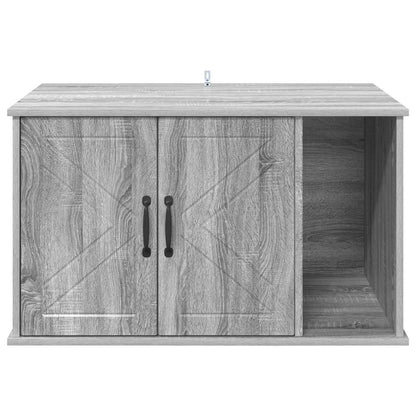 Katzenhaus Graues Sonoma 85 x 55 x 50 cm Holzwerkstoff