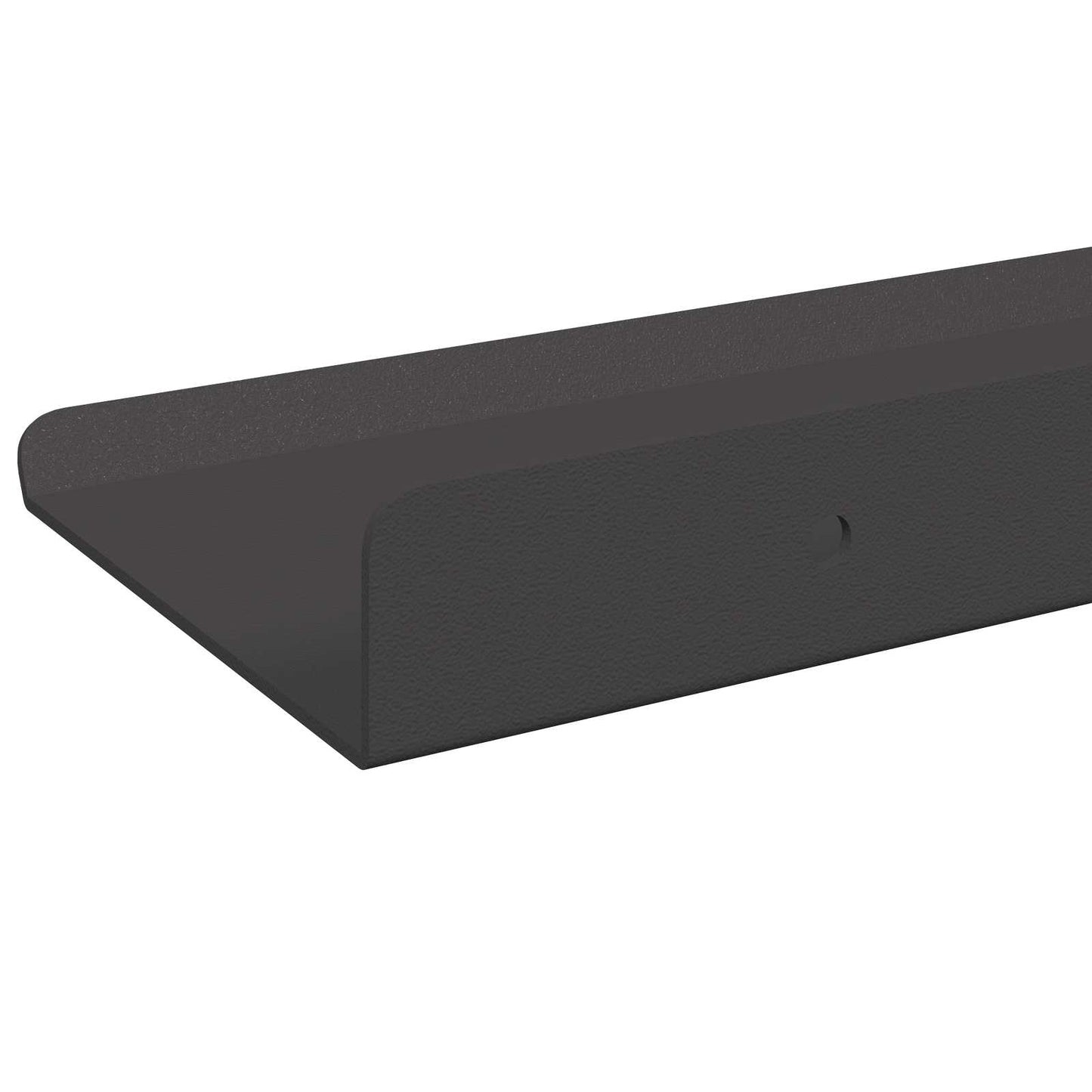 vidaXL Wandregal mit Regal Wandmontiert 3 pcs Schwarz 80 x 9 x 2.5 cm