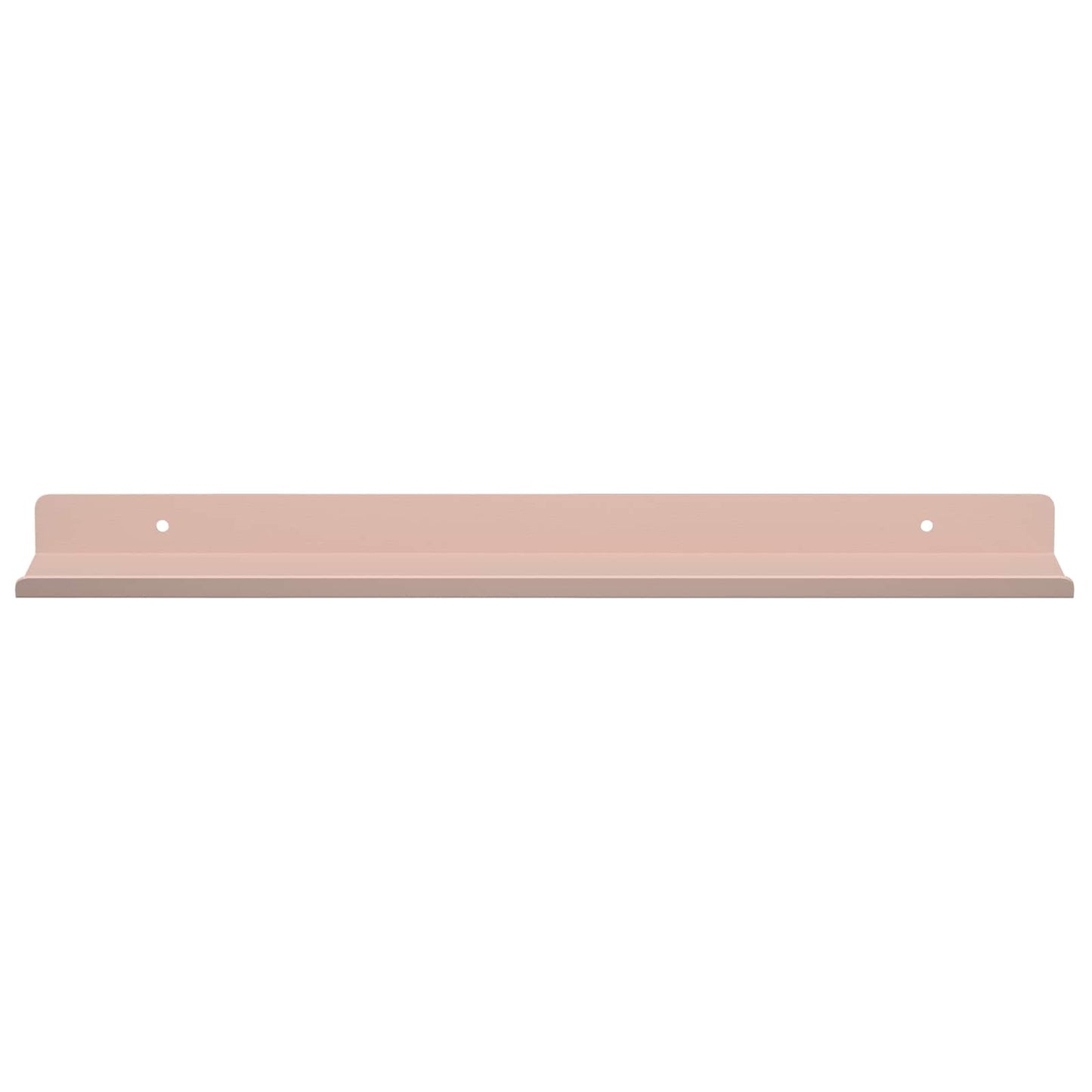 Schwebendes Regal Wandmontiert 2 pcs Rosa 40 x 9 x 2,5 cm Stahl