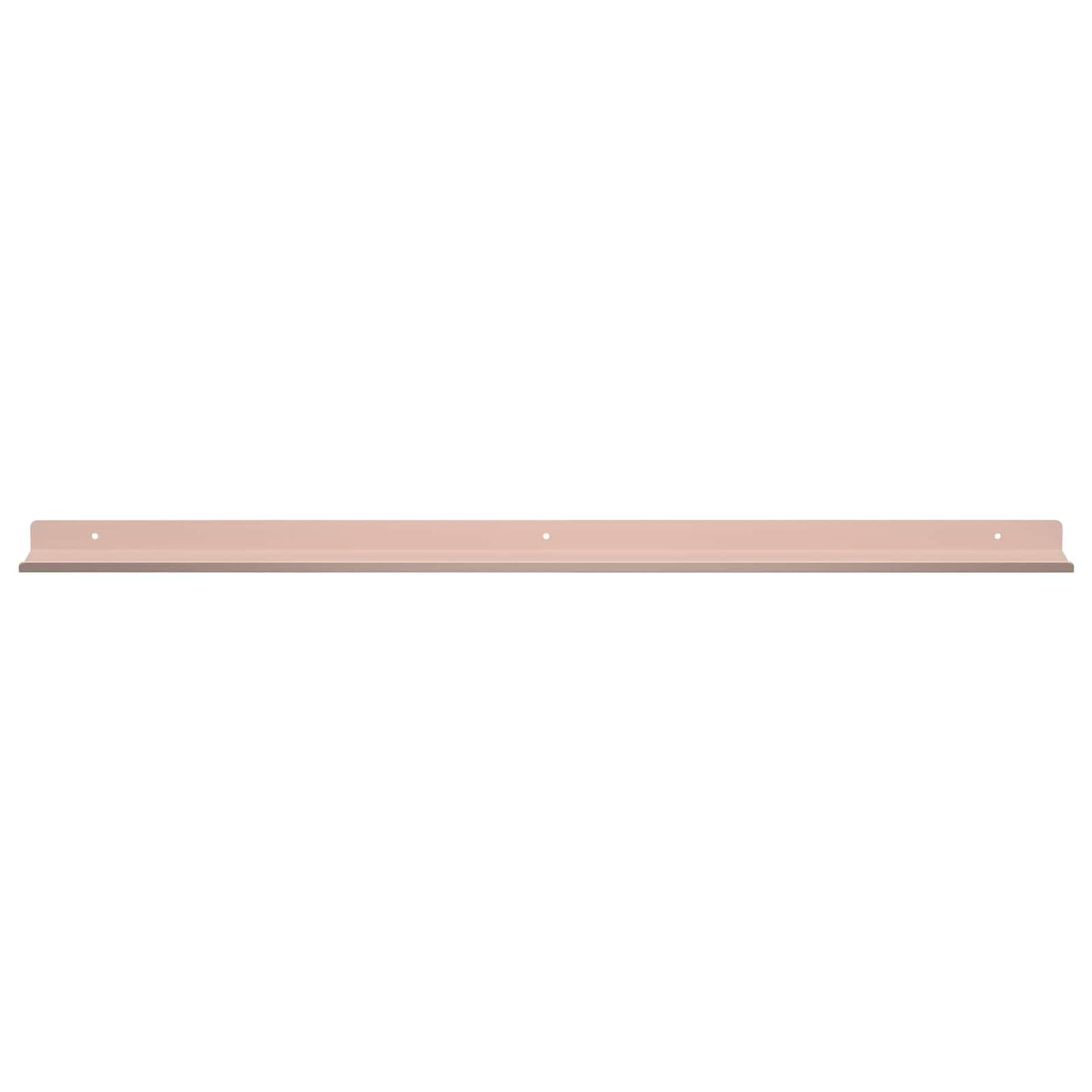 Schwebendes Regal Wandmontiert 2 pcs Rosa 80 x 9 x 2,5 cm Stahl