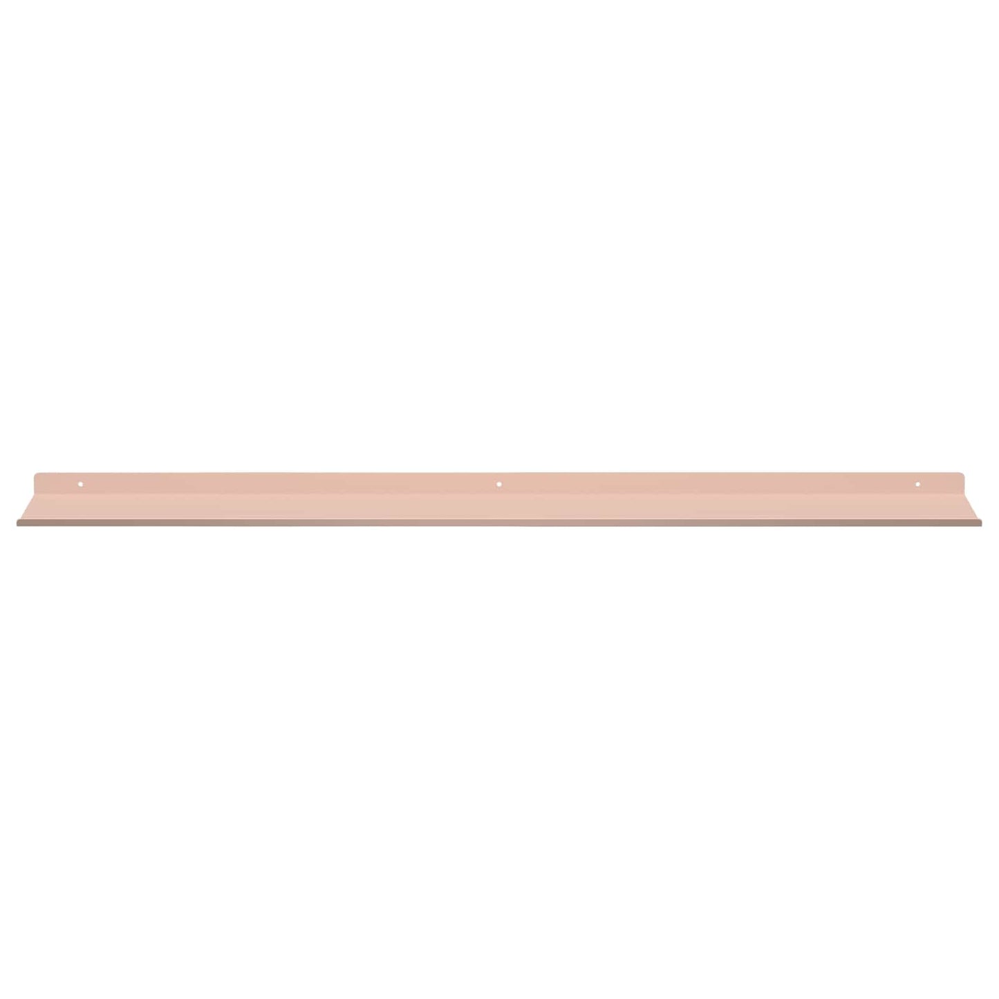 Schwebendes Regal 4 pcs Rosa 100 x 18 x 2,5 cm Stahl