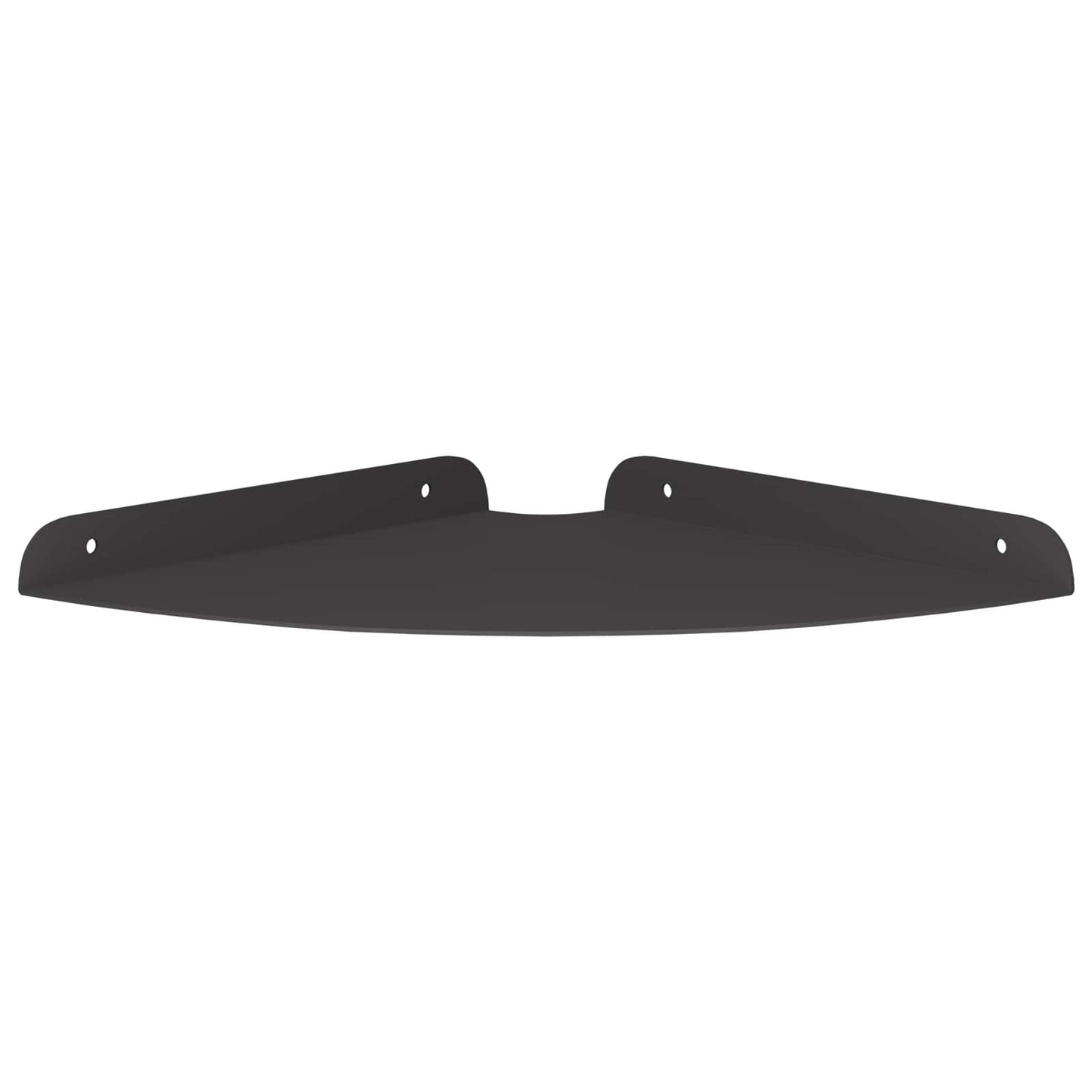 vidaXL Wandregal mit Regal mit Speicher 2 pcs Schwarz 24 x 24 x 2 cm