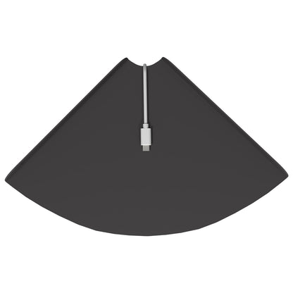 vidaXL Wandregal mit Regal mit Speicher 2 pcs Schwarz 24 x 24 x 2 cm