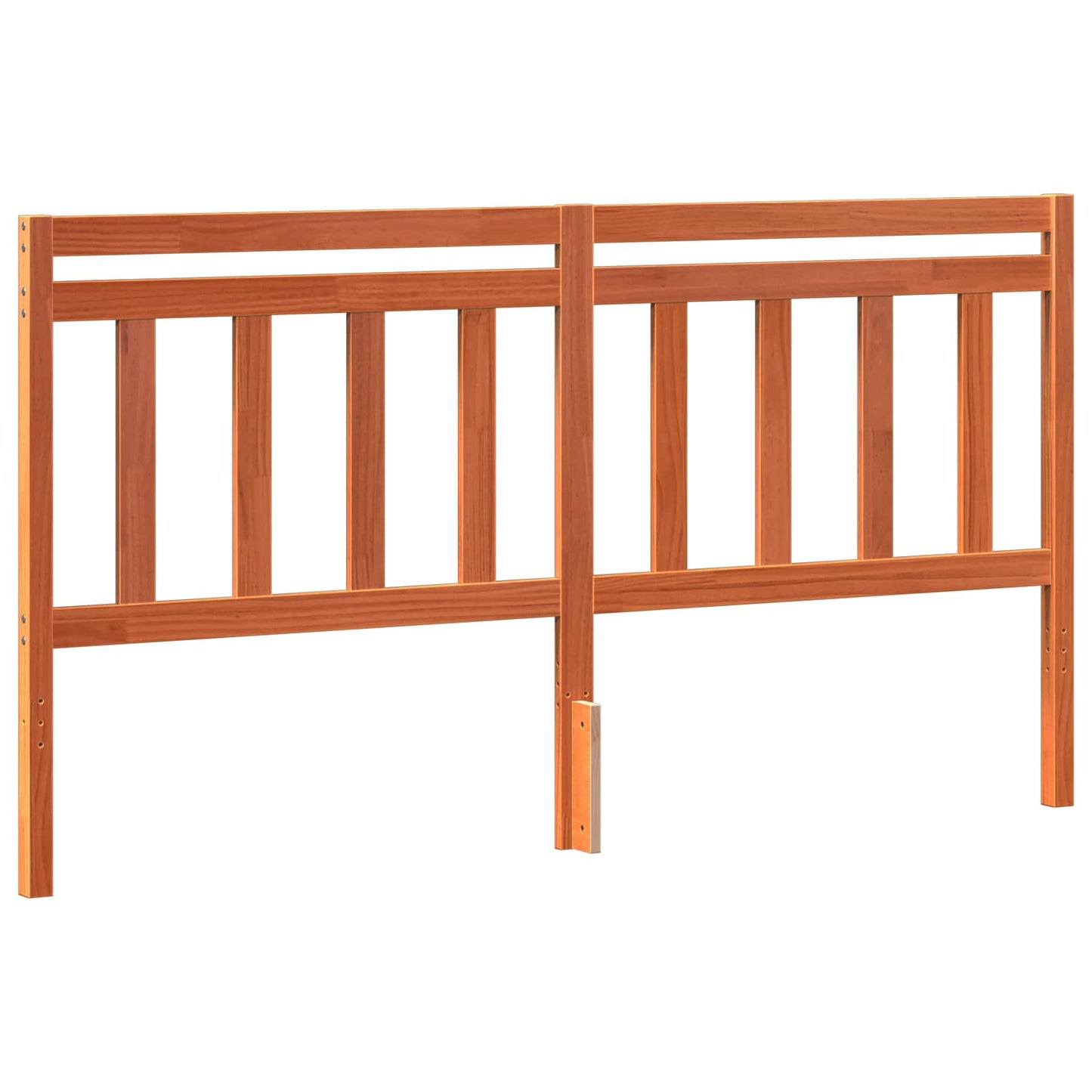 vidaXL Kopfteil mit Kopfteil Wachsbraun 185,5 x 100 cm