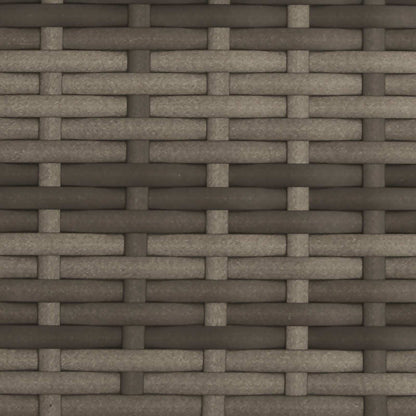 Garten Liegesofa Set Grau und Dunkelgrau 164 x 164 x 112 cm