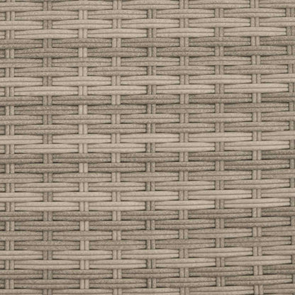 Verstellbarer Gartenstuhl Hellgrau und Dunkelgrau Poly-Rattan