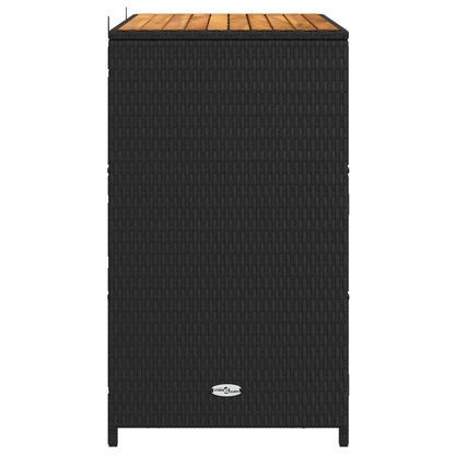 vidaXL Schrank Schwarz 70 x 50 x 87 cm Polyester und Roly Ratten