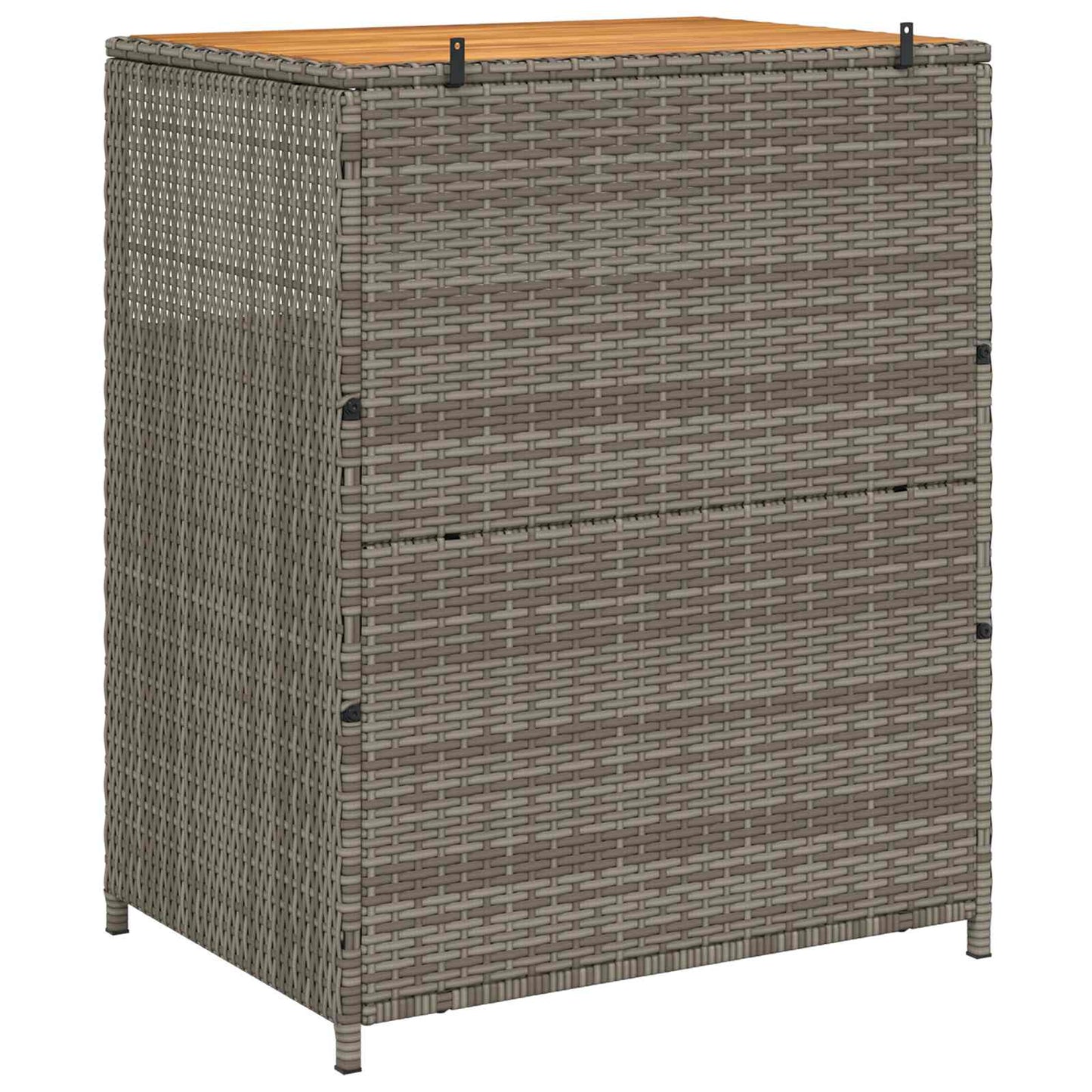 vidaXL Schrank mit Tür Grau 70 x 50 x 87 cm Polyester und Roly Ratten