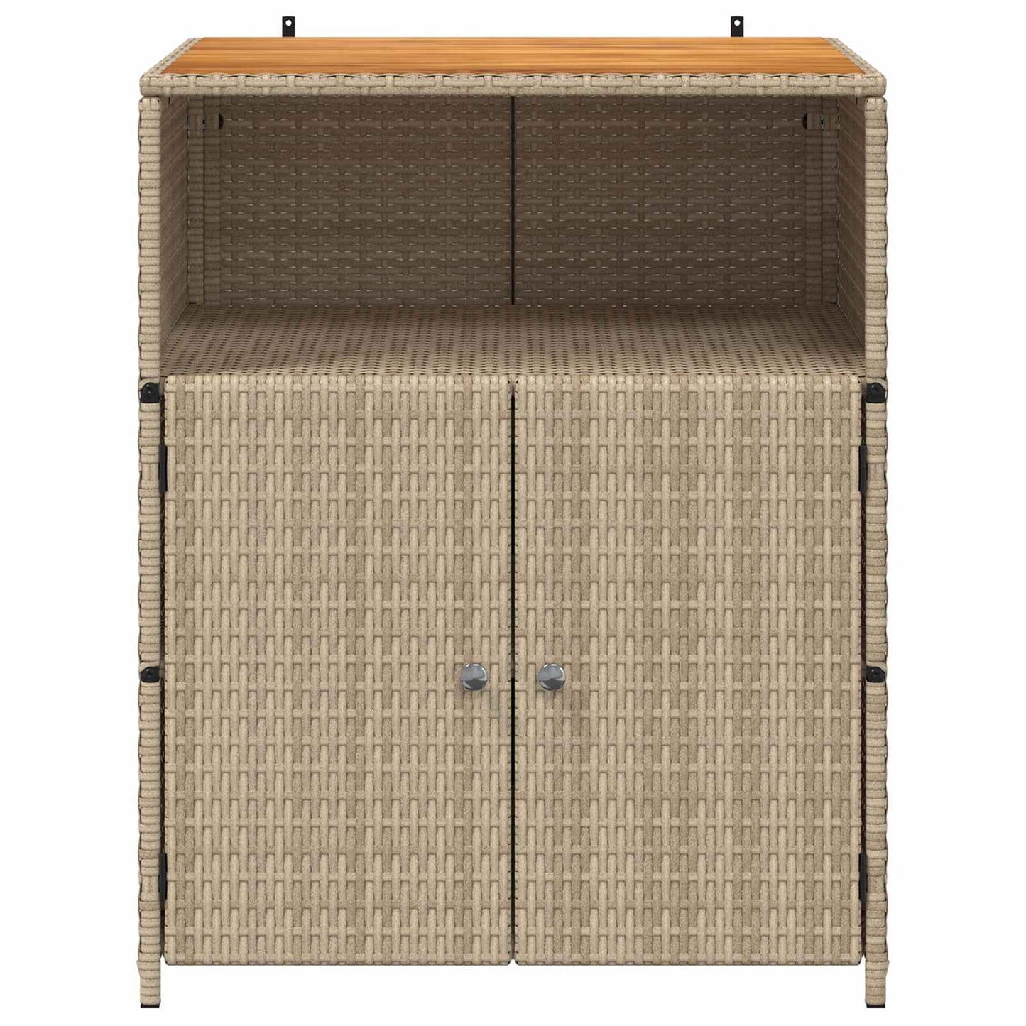 Schrank mit Tür Beige 70 x 50 x 87 cm Polyester und Roly Ratten
