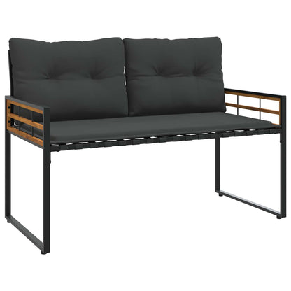 vidaXL Gartenmöbel Set mit Kissen 4 pcs Blassgrau