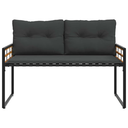 vidaXL Gartenmöbel Set mit Kissen 4 pcs Blassgrau