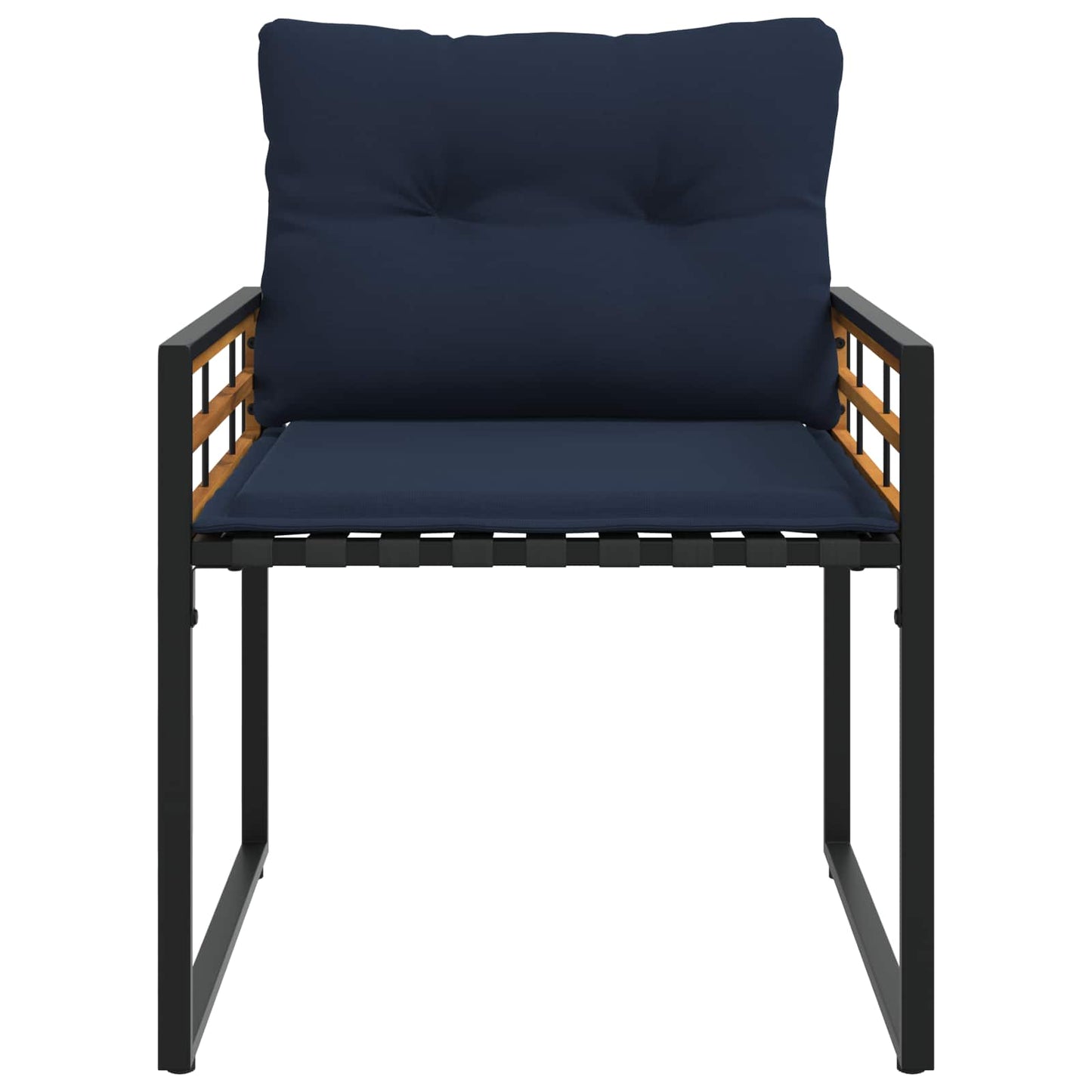 Gartenmöbel Set mit Kissen 3 pcs Marineblau