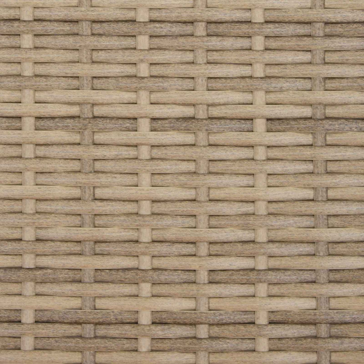 Möbelsets mit Kissen 3 pcs Beige und Cremeweiß Rattan
