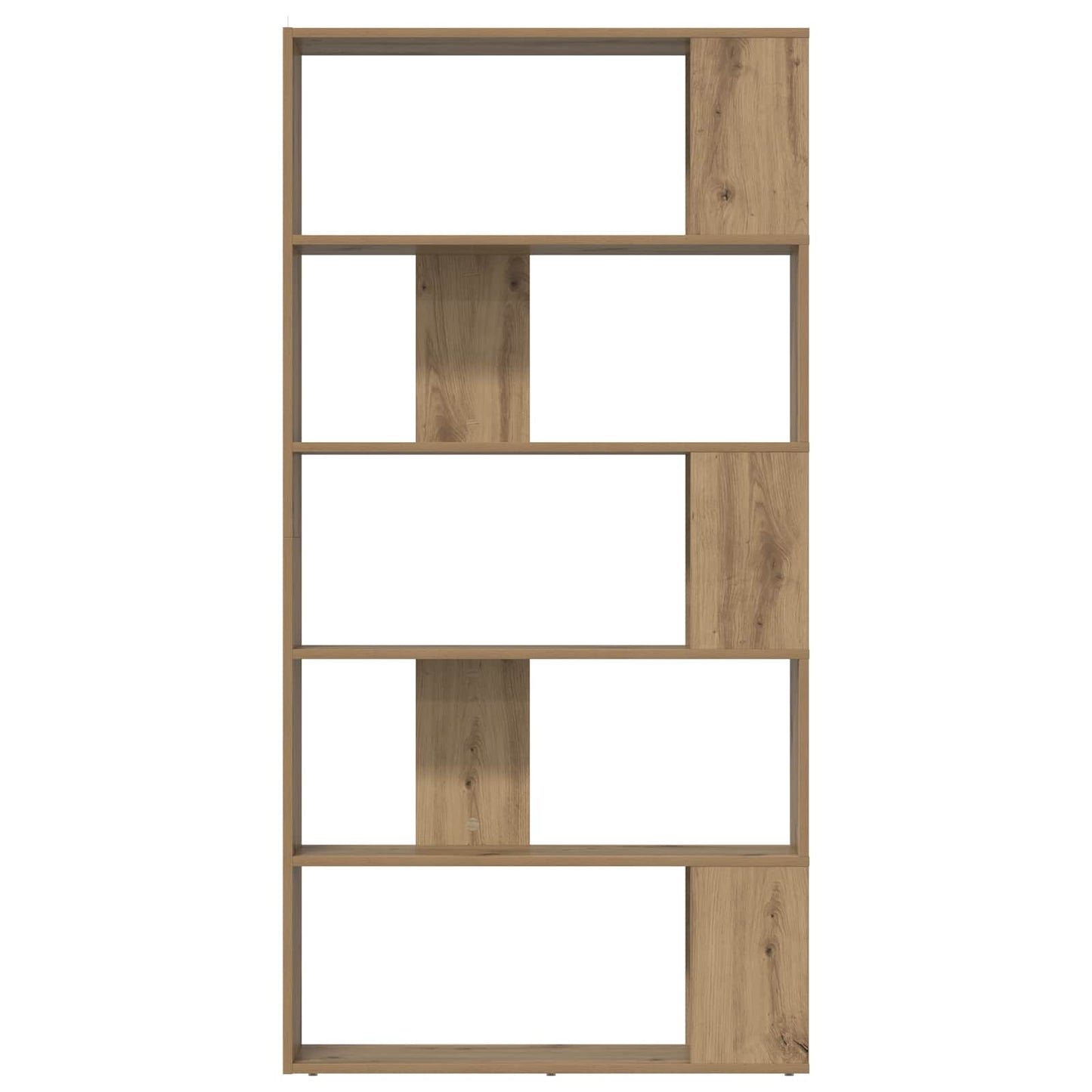 vidaXL Bücherregal Artisan-Eiche 80 x 24 x 159 cm Holzwerkstoff