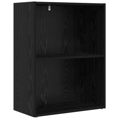 vidaXL Bücherregal Schwarz Eichen-Optik 60 x 30 x 76.5 cm