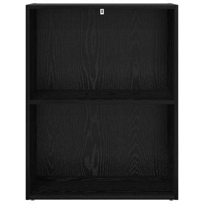 vidaXL Bücherregal Schwarz Eichen-Optik 60 x 30 x 76.5 cm