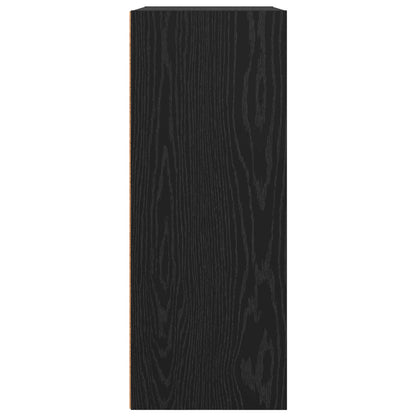 vidaXL Bücherregal Schwarz Eichen-Optik 60 x 30 x 76.5 cm