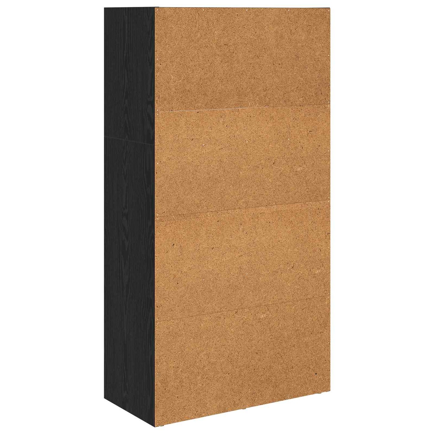 vidaXL Bücherregal Schwarz Eichen-Optik 60 x 30 x 76.5 cm