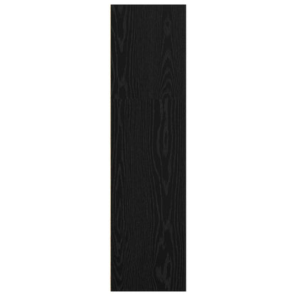 vidaXL Bücherregal Schwarz Eichen-Optik 60 x 30 x 76.5 cm