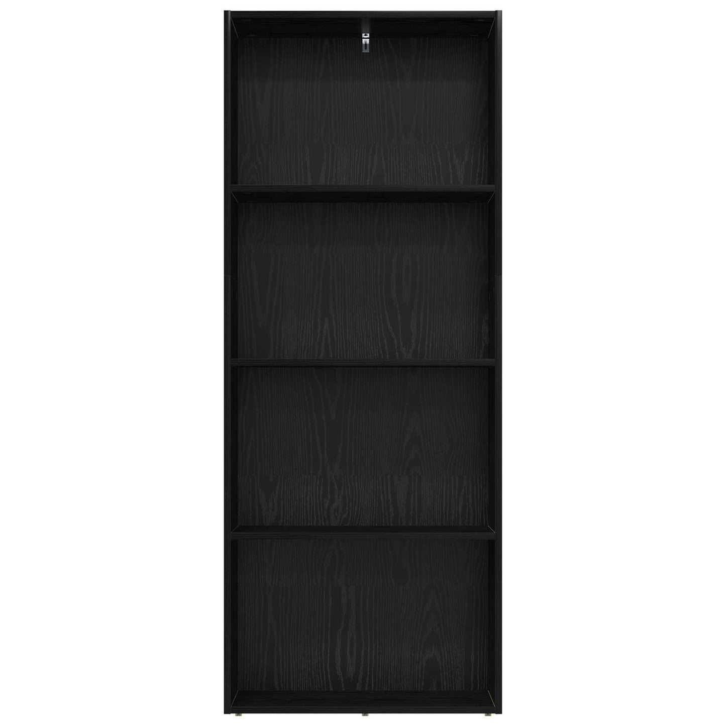 vidaXL Freistehender Stauraum Schwarz Eichen-Optik 60 x 30 x 151,5 cm