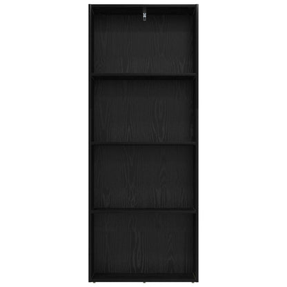 vidaXL Freistehender Stauraum Schwarz Eichen-Optik 60 x 30 x 151,5 cm