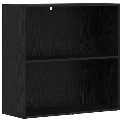 vidaXL Bücherregal Schwarz Eichen-Optik 60 x 30 x 76.5 cm