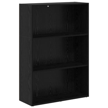 vidaXL Bücherregal Schwarz Eichen-Optik 60 x 30 x 76.5 cm
