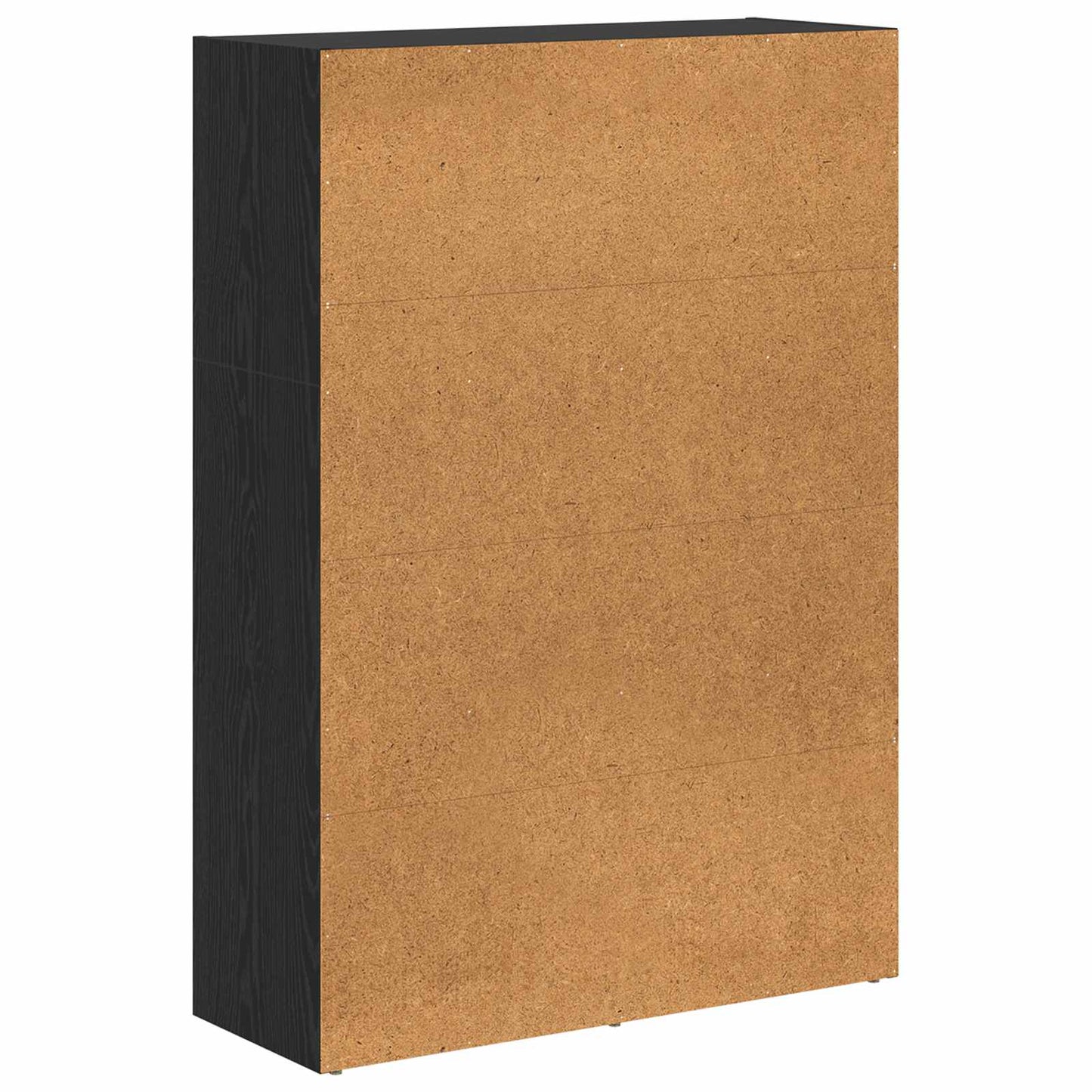 vidaXL Bücherregal Schwarz Eichen-Optik 60 x 30 x 76.5 cm
