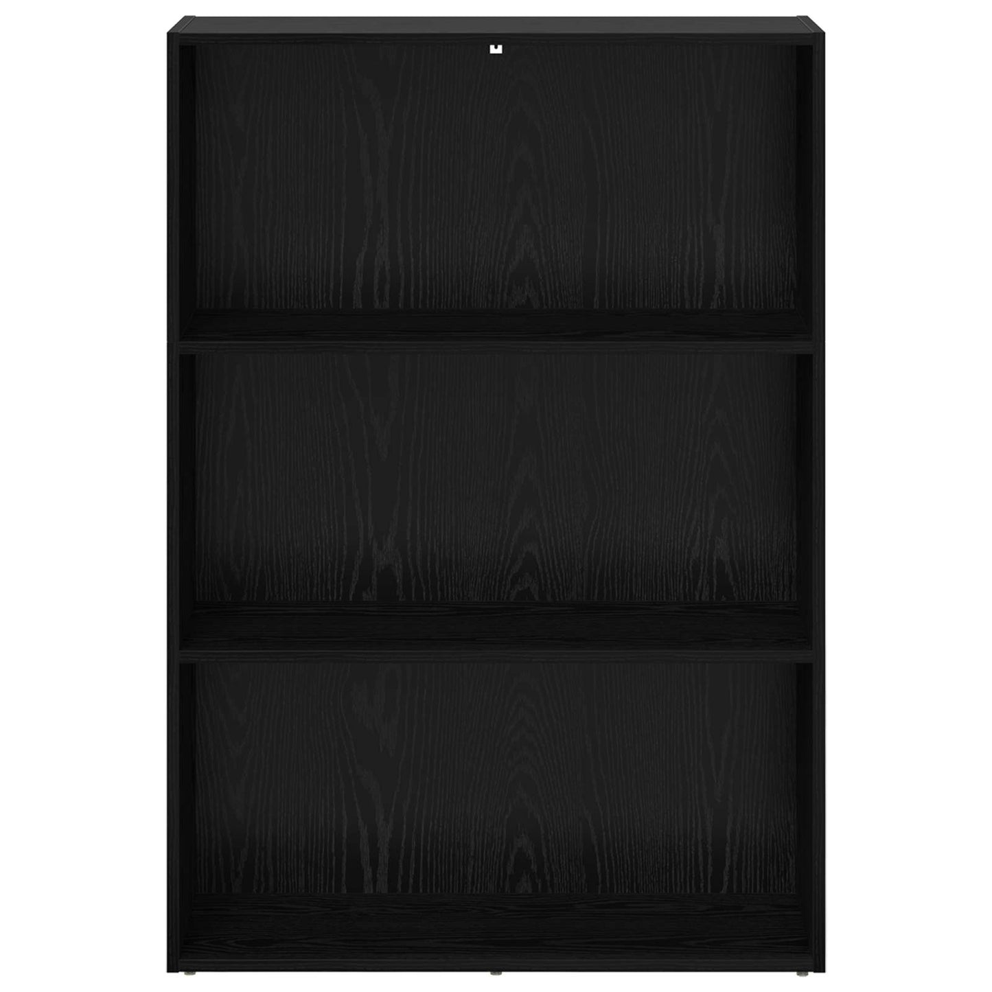 vidaXL Bücherregal Schwarz Eichen-Optik 60 x 30 x 76.5 cm