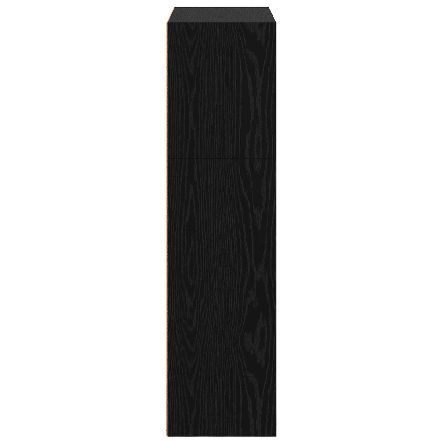 vidaXL Bücherregal Schwarz Eichen-Optik 60 x 30 x 76.5 cm