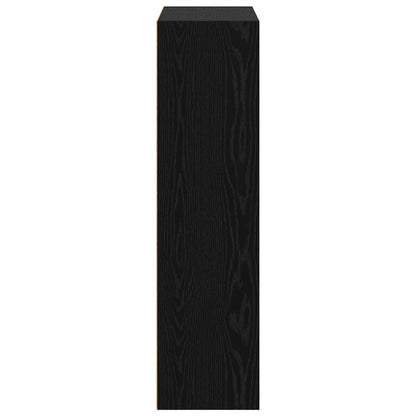 vidaXL Bücherregal Schwarz Eichen-Optik 60 x 30 x 76.5 cm