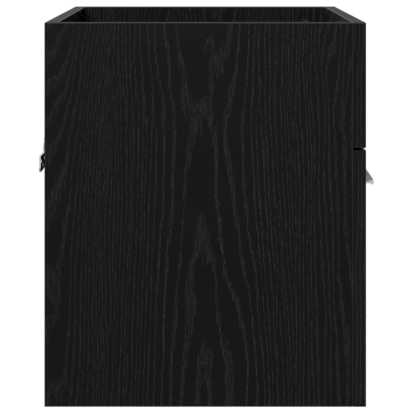 vidaXL Waschbeckenunterschrank Schwarz Eichen-Optik 41 x 38,5 x 46 cm