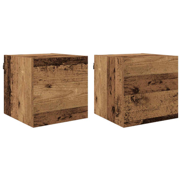 vidaXL TV-Schränk Altholz 30,5 x 30 x 30 cm Holzwerkstoff