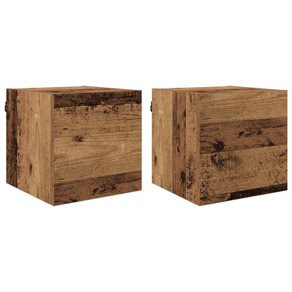 vidaXL TV-Schränk Altholz 30,5 x 30 x 30 cm Holzwerkstoff