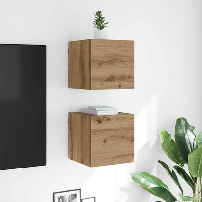 vidaXL TV-Schränk Artisan-Eiche 30,5 x 30 x 30 cm Holzwerkstoff