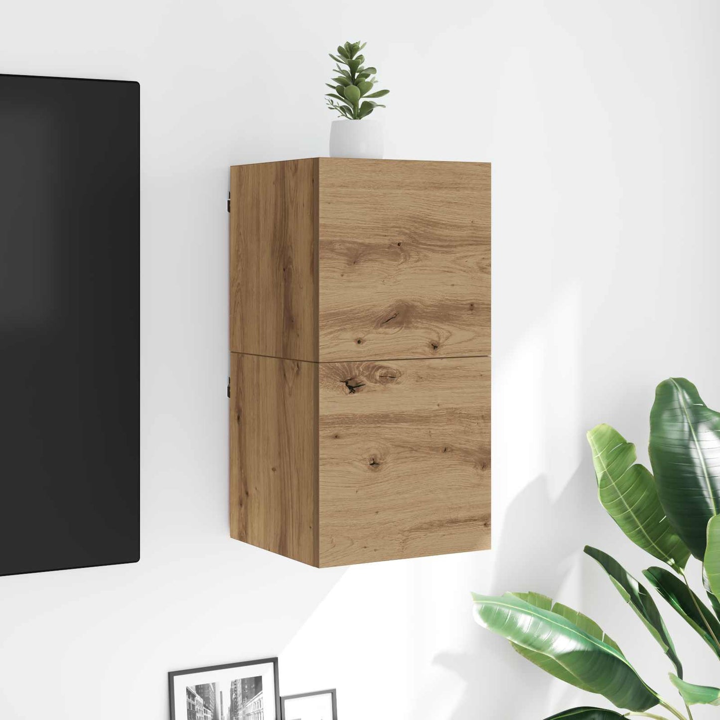 vidaXL TV-Schränk Artisan-Eiche 30,5 x 30 x 30 cm Holzwerkstoff