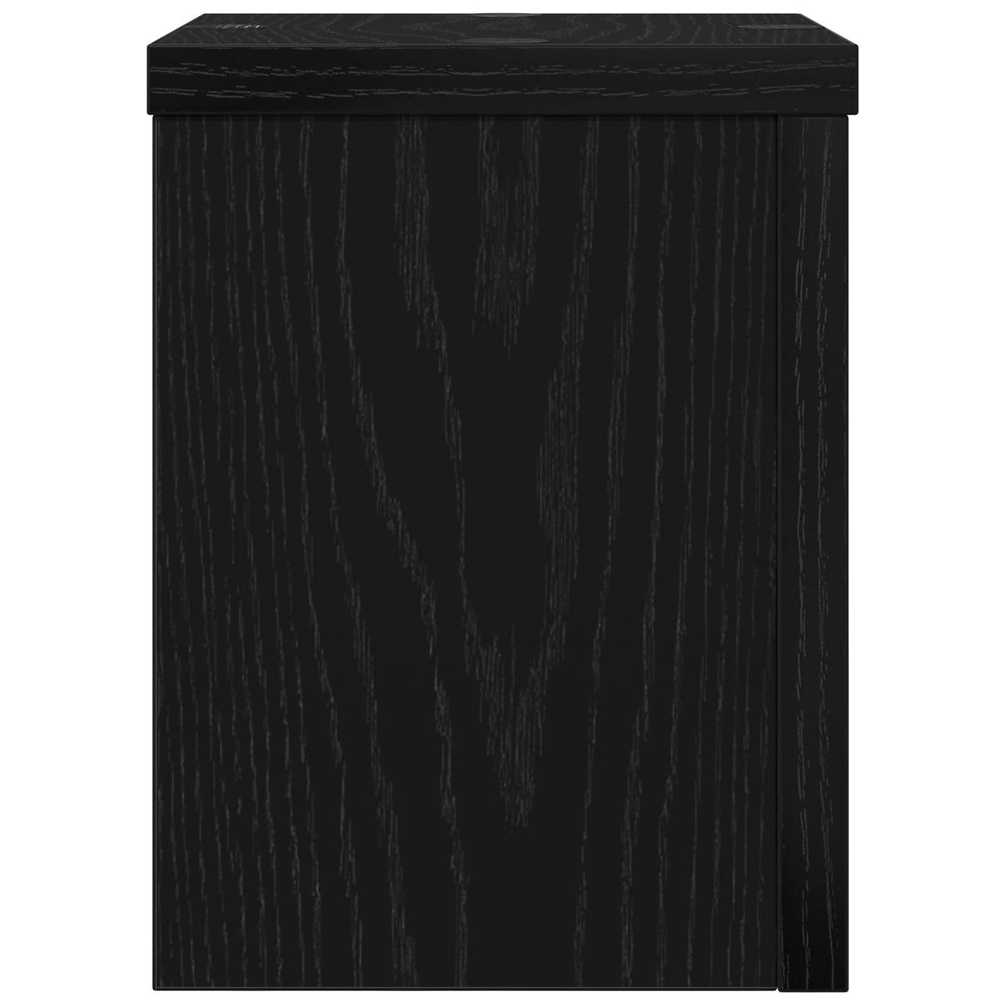 Pflanzenständer 2 pcs Schwarz Eichen-Optik 15 x 15 x 20 cm